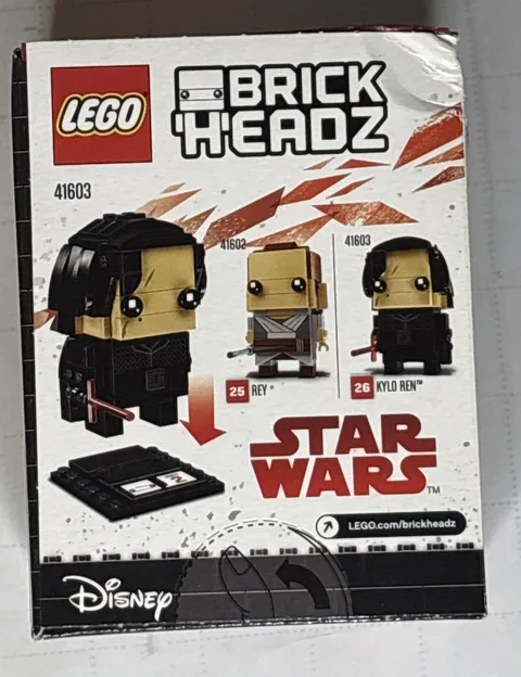 Retired Lego BrickheadZ 41603 Kylo Ren - New- Sealed-Box Damage