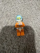 Lego Mini Figure City Space  Astronaut Orange Spacesuit Minifigures