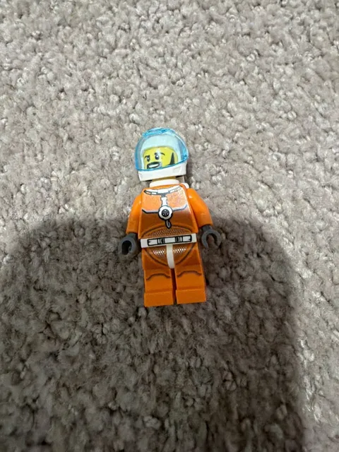 Lego Mini Figure City Space  Astronaut Orange Spacesuit Minifigures
