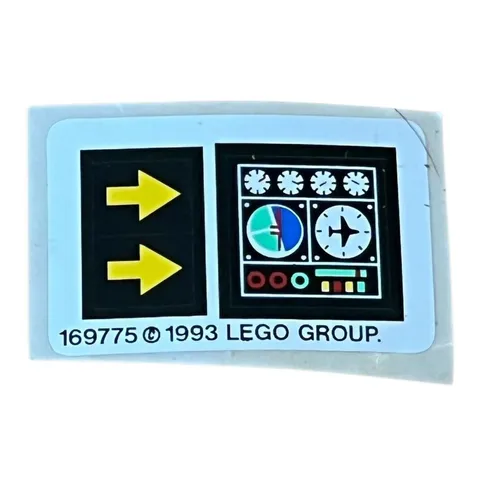 LEGO Stickers 8412stk01 Sticker Sheet for Set 8412 - (#169775) 1993 Vintage