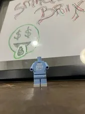 LEGO Minifigure - MiniBigs - Nike Tracksuit - Light Blue Variant 
