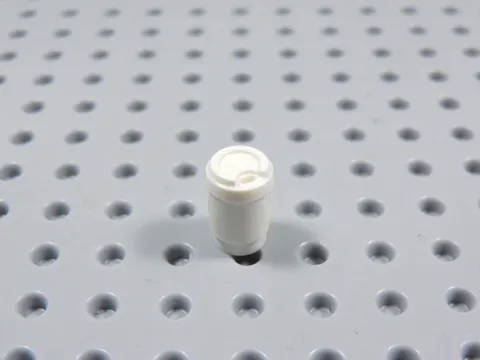 LEGO White Take Out Cup Coffee Cafe Accessory Minifig BJ