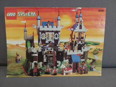 Original Lego 6090 Royal Knight's Castle 1995 Instructions Booklet Instructions
