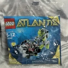 Lego Atlantis Diver Lance Spears with Mini Sub 30042 -Poly Bag-2010