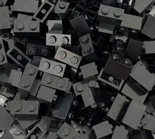 100% Authentic Lego Basic Bricks 1x2 Building Blocks 100 Pieces #3004