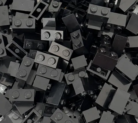 100% Authentic Lego Basic Bricks 1x2 Building Blocks 100 Pieces #3004
