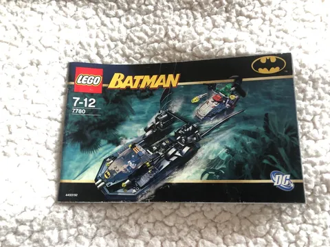 Lego 7780 Batman manual instructions only complete acceptable condition complete
