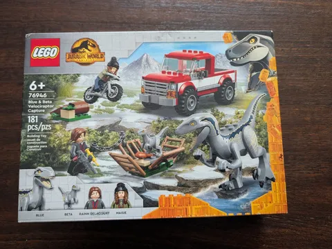 Lego Jurasic World Dominion Blue &beta Velociraptor Capture  Set# 76946