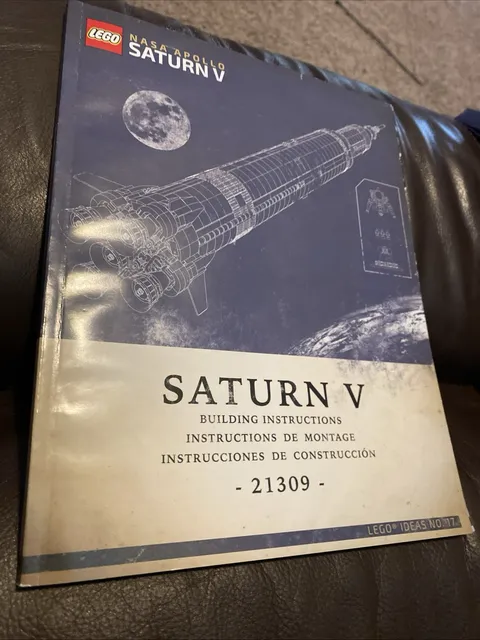 LEGO INSTRUCTIONS ONLY NASA Apollo Saturn V  #21309  Manual Only No Parts!!