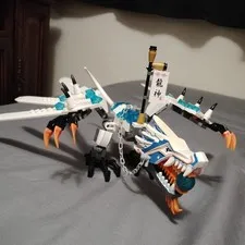 NEW Ninjago Ice Dragon Attack 2260 Complete Custom Lego Set 158 Pc + Minifigures