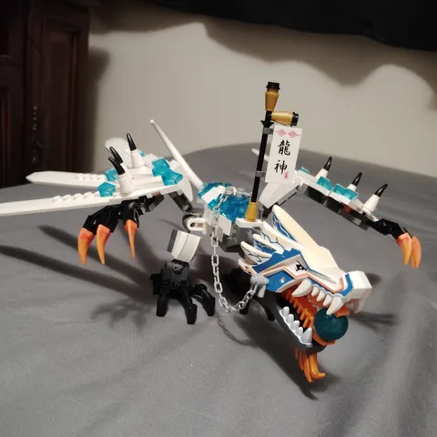 NEW Ninjago Ice Dragon Attack 2260 Complete Custom Lego Set 158 Pc + Minifigures