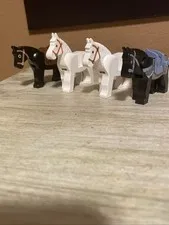 LEGO Horses Lot - 4 Horses From Multiple Sets