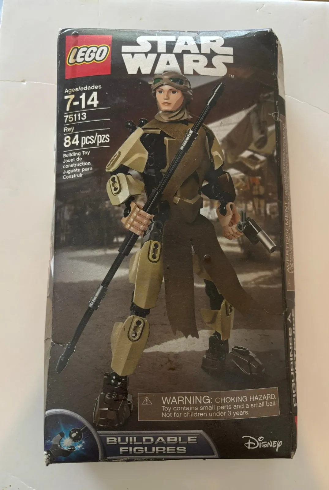 LEGO Star Wars Rey Buildable Figure Set 75113 - 84 Pieces Ages 7-14