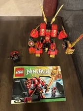 LEGO NINJAGO: Kai's Fire Mech (70500) 99% Complete with Instructions No Box
