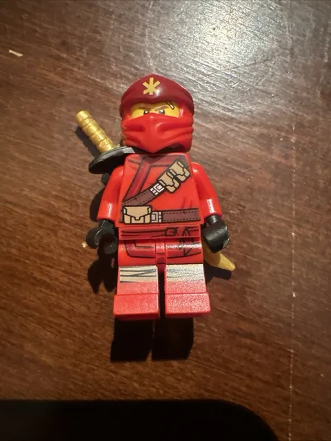 Lego Mini Figure vtg minifigure toy building block Ninjago Ninja Lloyd Red Cole