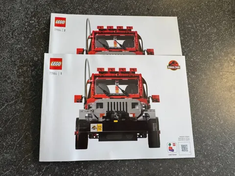 77984 LEGO INSTRUCTION BOOKS ONLY Jurassic World Jeep Wrangler