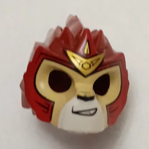 LEGO NINJAGO Minifigure Headgear Printed Helmet Mask Red Gold White 1pc