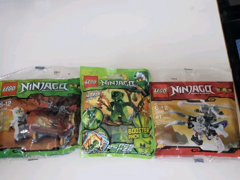 New NIB LEGO NINJAGO Zane, Lizaru and skelatoon minfigure figure lot collection