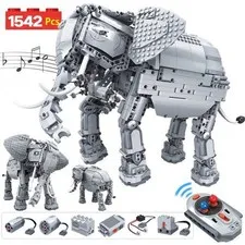 Creative Motorized Remote Control Building Blocks 1542pcs