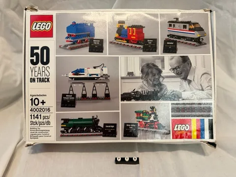 LEGO set 4002016 Employee Gift  50 Years on Track ** Box water damaged*** opened