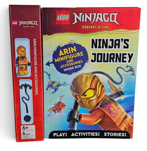 LEGO Ninjago: Arin Minifigure Dragons Rising Aldi Exclusive Ninja's Journey Book