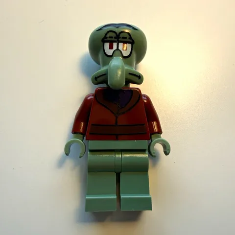 SJ Bricks Squilliam Moulded Head Custom Pad Printed LEGO Minifigure