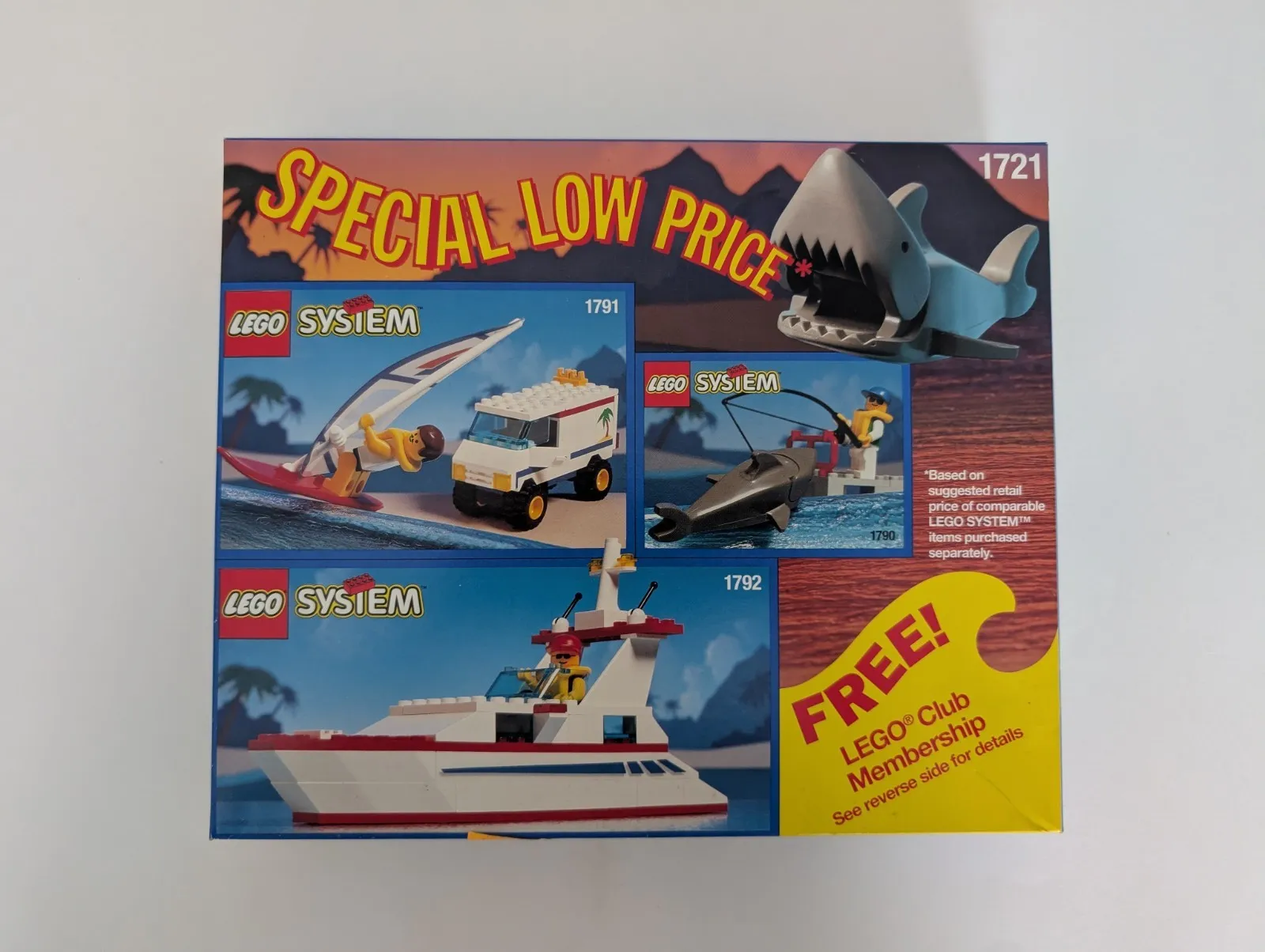 LEGO Set 1721 - Sandypoint Marina Value Pack NEW SEALED