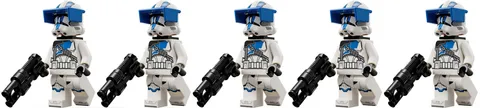 LEGO NEW Authentic Star Wars 501st Heavy Trooper (5x) 75345 Minifigure