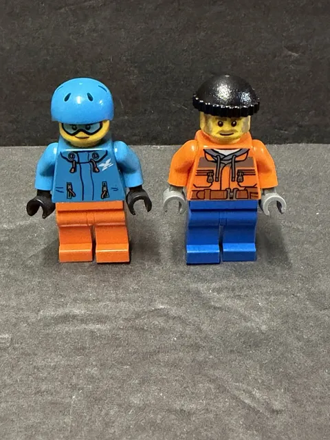 LEGO City 60222 Snow Groomer Mini Figure Lot Of 2 