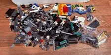 LEGO Bulk Lot 5 lbs Mixed Pieces Bricks Gray Black Police Some Sealed