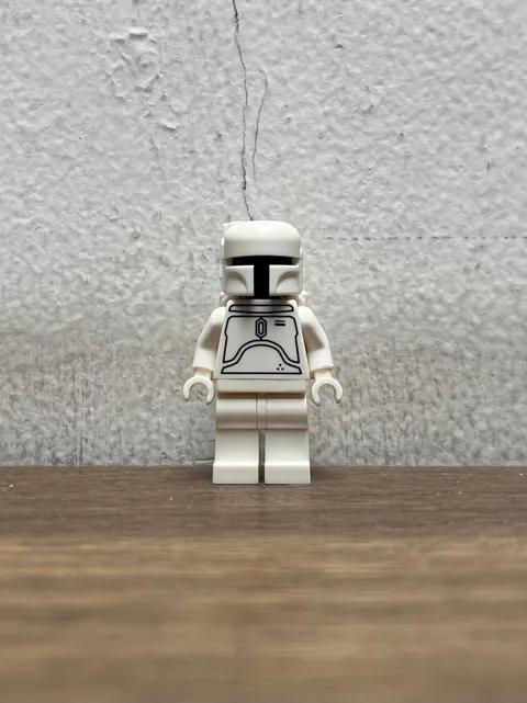 LEGO Star Wars Boba Fett White RARE Minifigure sw0275