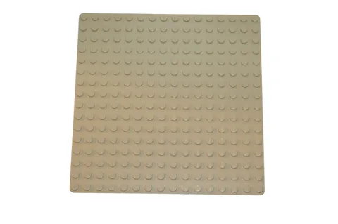 Lego® Street Base Plate Pad 16x16 COMPLETE BEIGE SAND