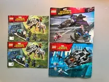 Lot of 3 LEGO Super Heroes Instructions ONLY for sets 76009, 76047, 76100