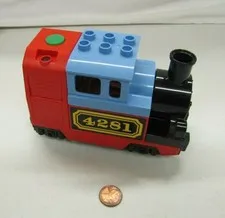Lego Duplo MOTORIZED TRAIN LOCOMOTIVE ENGINE Battery Powered 4281 Works!