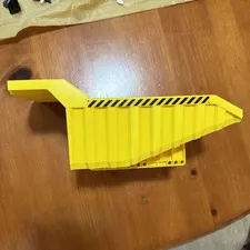 LEGO Yellow Printed Dump Truck Bed Part 52045 Plastic Trucks (1) from set 7249