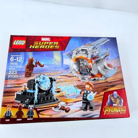 LEGO Marvel Super Heroes 76102 Thor's Weapon Quest Avengers Infinity War New