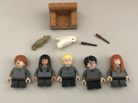 Lego Harry Potter Short Leg Kids etc. Owl, Rat 2 sided head Minifigures