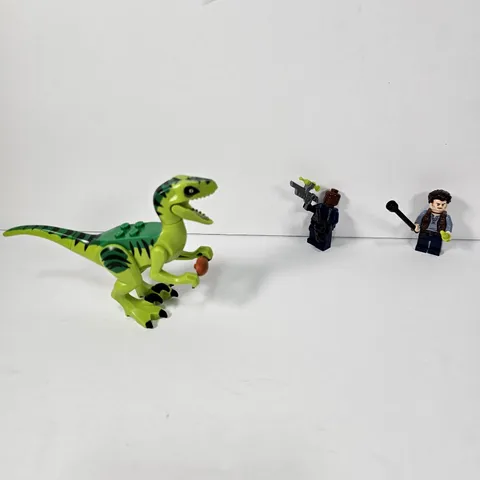 LEGO VELOCIRAPTOR MINIFIGURE DINOSAUR ANIMAL DINO FIG JURASSIC WORLD 10757