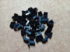 LEGO BULK LOT OF 36 BLACK BRACKET 1X1 1X1  #36841
