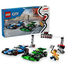 LEGO CITY: F1 Grid with Vcarb & Sauber Race Cars (60474)