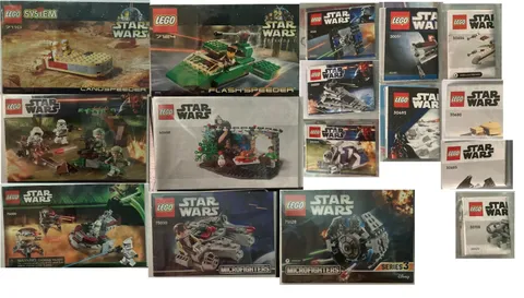 LEGO Star Wars Instructions Lot - See description and pics for list of sets