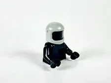 LEGO 1970s Minifigure Light Gray Helmet For Yellow Castle / Classic Space 193a2