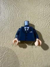 LEGO Batman Bruce Wayne Torso 973pb0226c01 bat013 Genuine Minifigure Part 7783