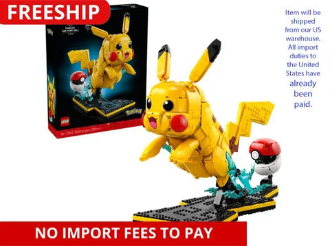  LEGO Pokémon Pikachu and Poké Ball - Collectible Building Sets - 72152