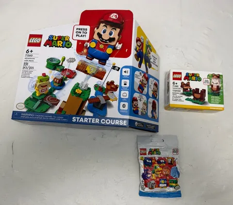Lego Super Mario Starter Course Set 71360 Tanooki 71385 71402 Minfigure Bundle