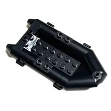 Lego Black Small River Raft Boat