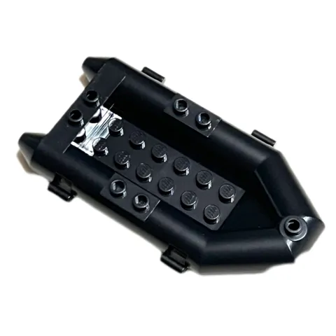 Lego Black Small River Raft Boat