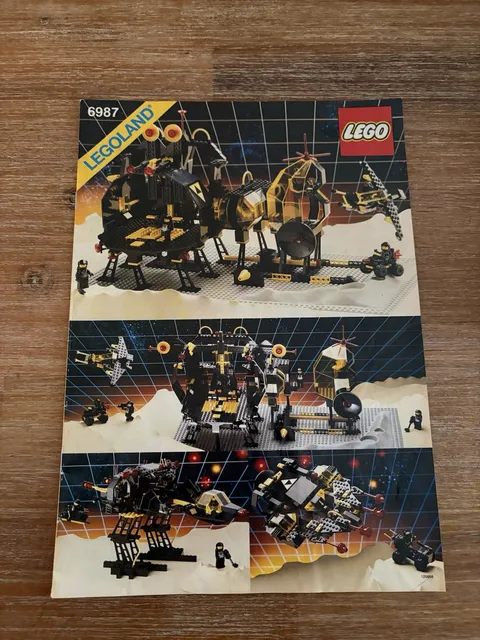 Lego 6987 Blacktron Message Intercept Base - Instruction Manual Only