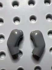 LEGO 981 982 Dark Bluish Gray Minifigure Replacement Arms x2 1 Pair Left Right
