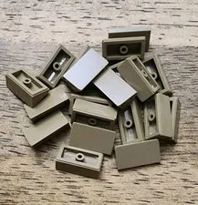 LEGO Dark Tan Slope 30 1 x 2 x 2/3 QTY 20. Part No. 85984. New.